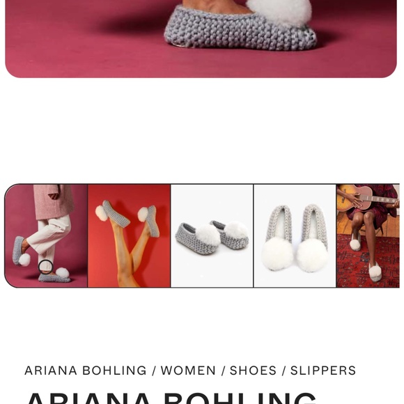 Ariana Bohling alpaca slippers - Picture 3 of 6